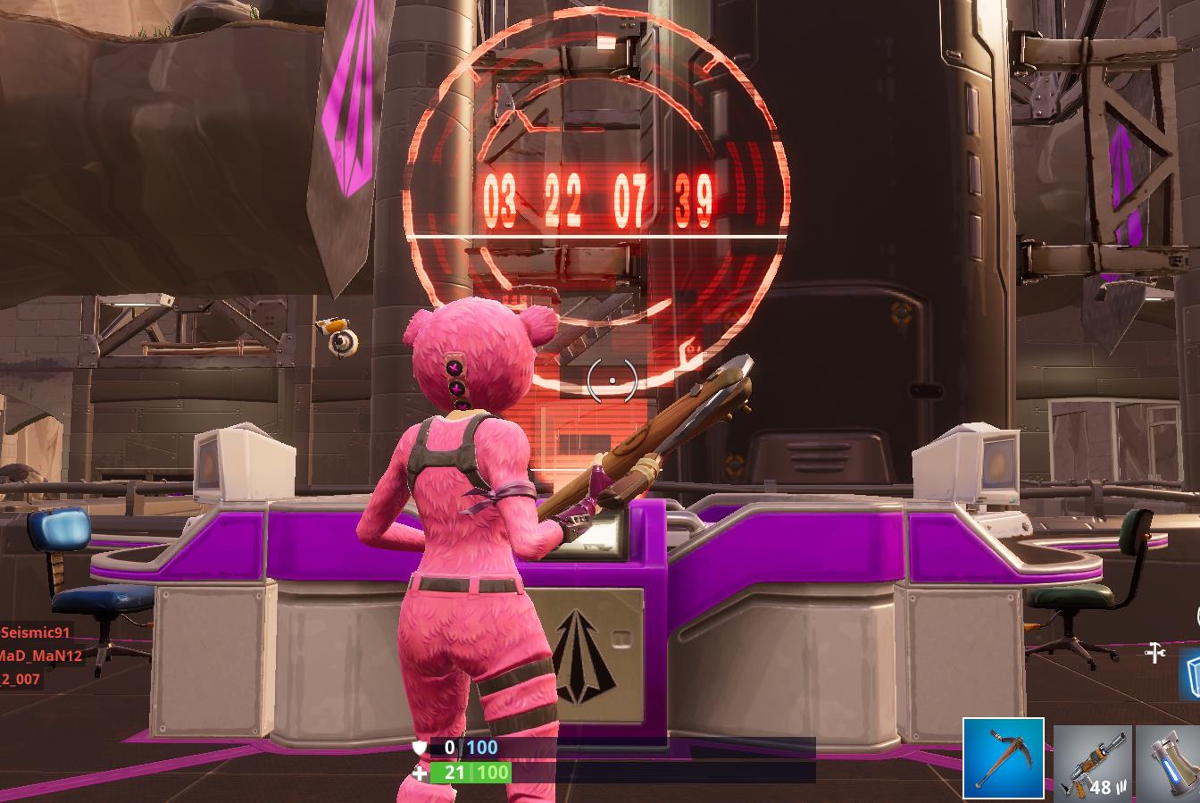 Fortnite: Epic may have started teasing Season 5 with in-game countdown clocks, missile holograms