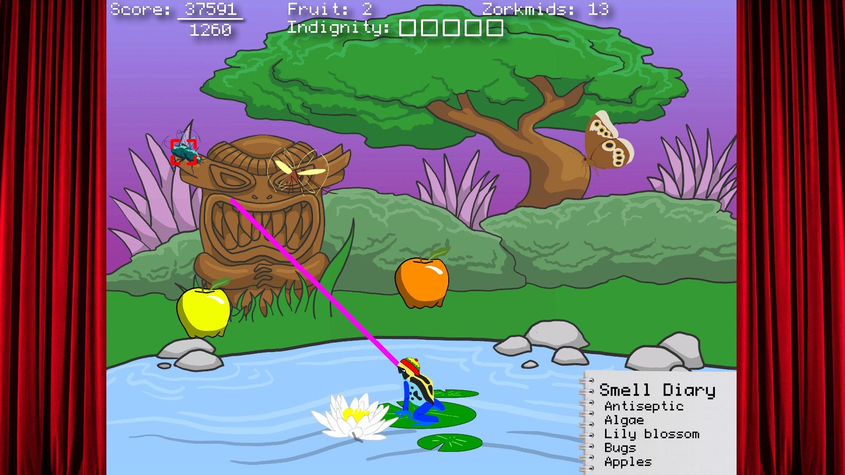 Frog Fractions: GOTD Edition plays better in Hop's Iconic Cap