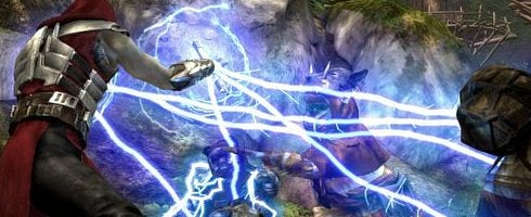 Force Unleashed II screen shows an Ewok getting electroshock therapy