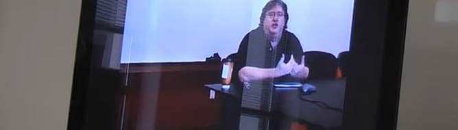 Valve’s Newell spends 40 minutes with a school marketing class