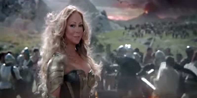 Mariah Carey shoots down a dragon in her first Game of War: Fire Age commercial
