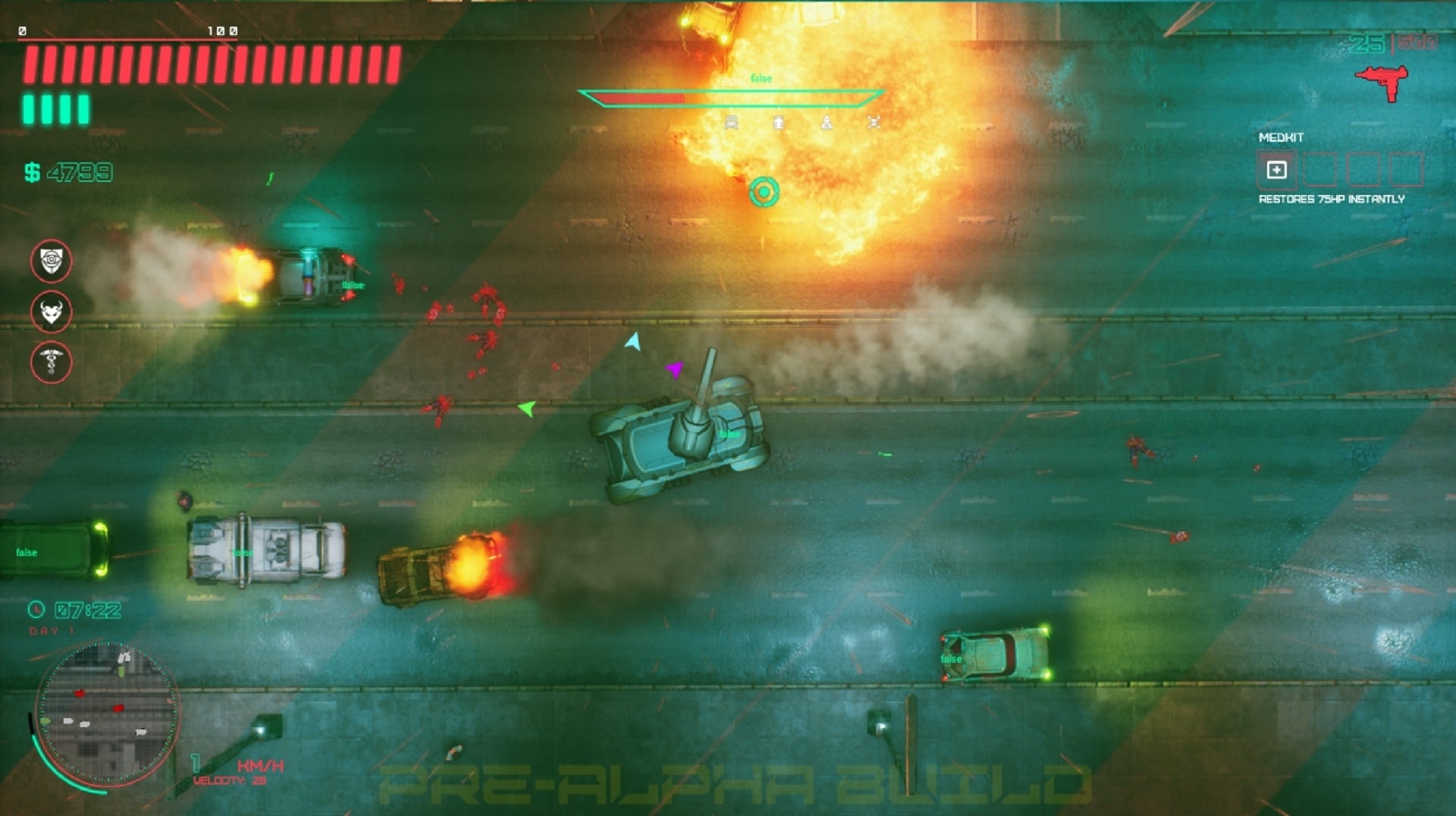Glitchpunk is Grand Theft Auto 2 meets Cyberpunk