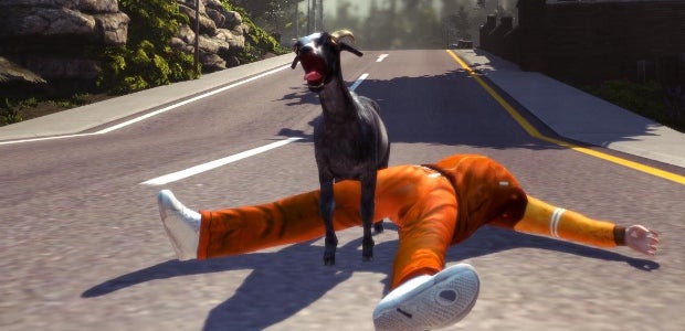 Cloven-screen: Goat Simulator Adding Multiplayer