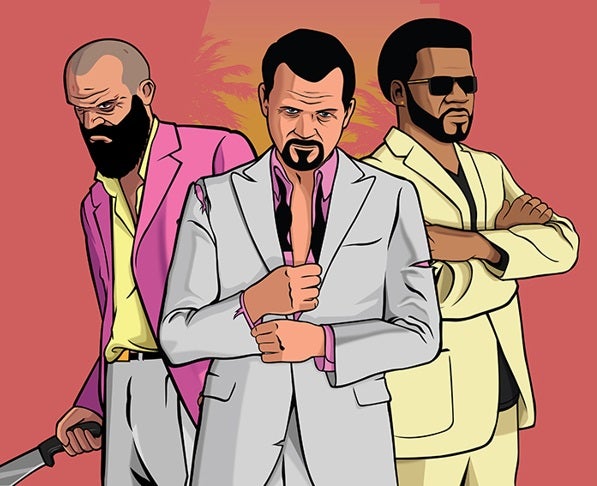 GTA 5 gets an 80s make over
