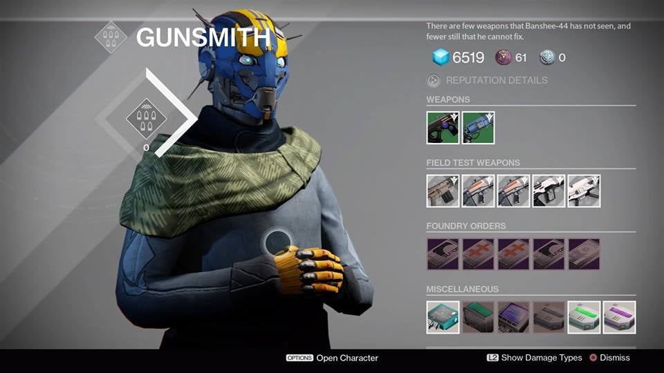 Destiny Armsday reset for November 4, Foundry Orders and Test Weapons detailed