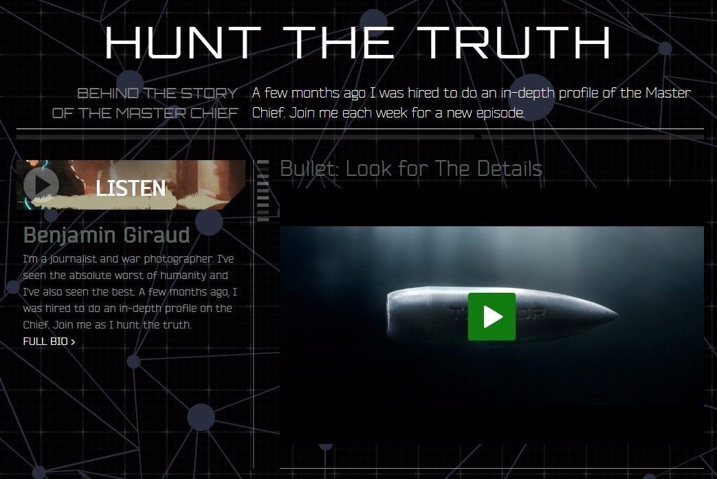 Halo 5 ARG includes Serial-style fictional podcast exposé on Master Chief