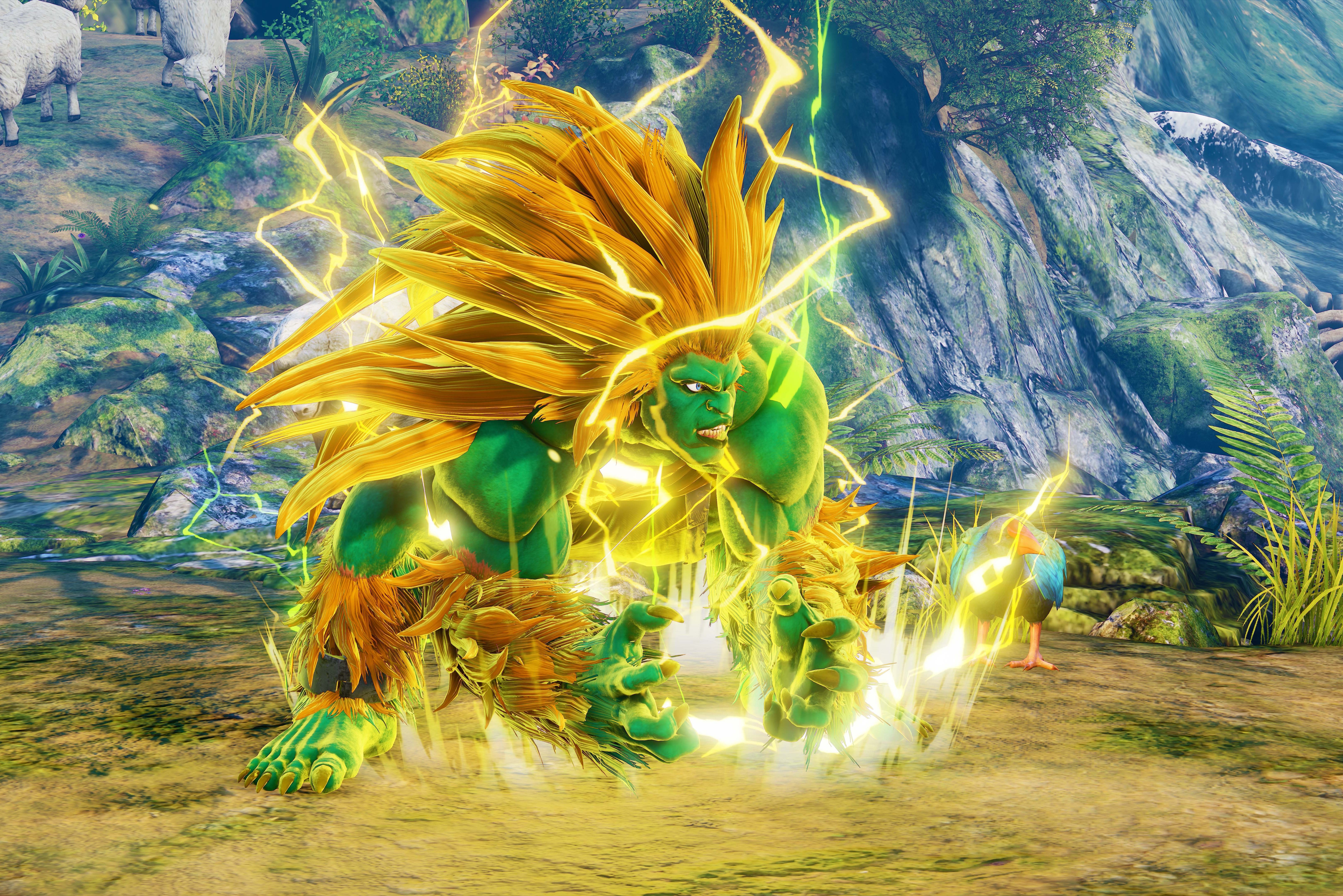 Here's Blanka electrifying Street Fighter 5