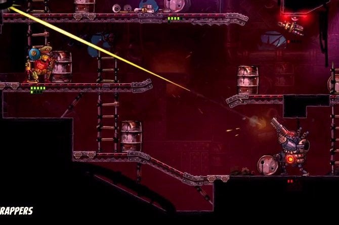 Here's what SteamWorld Heist looks like in action
