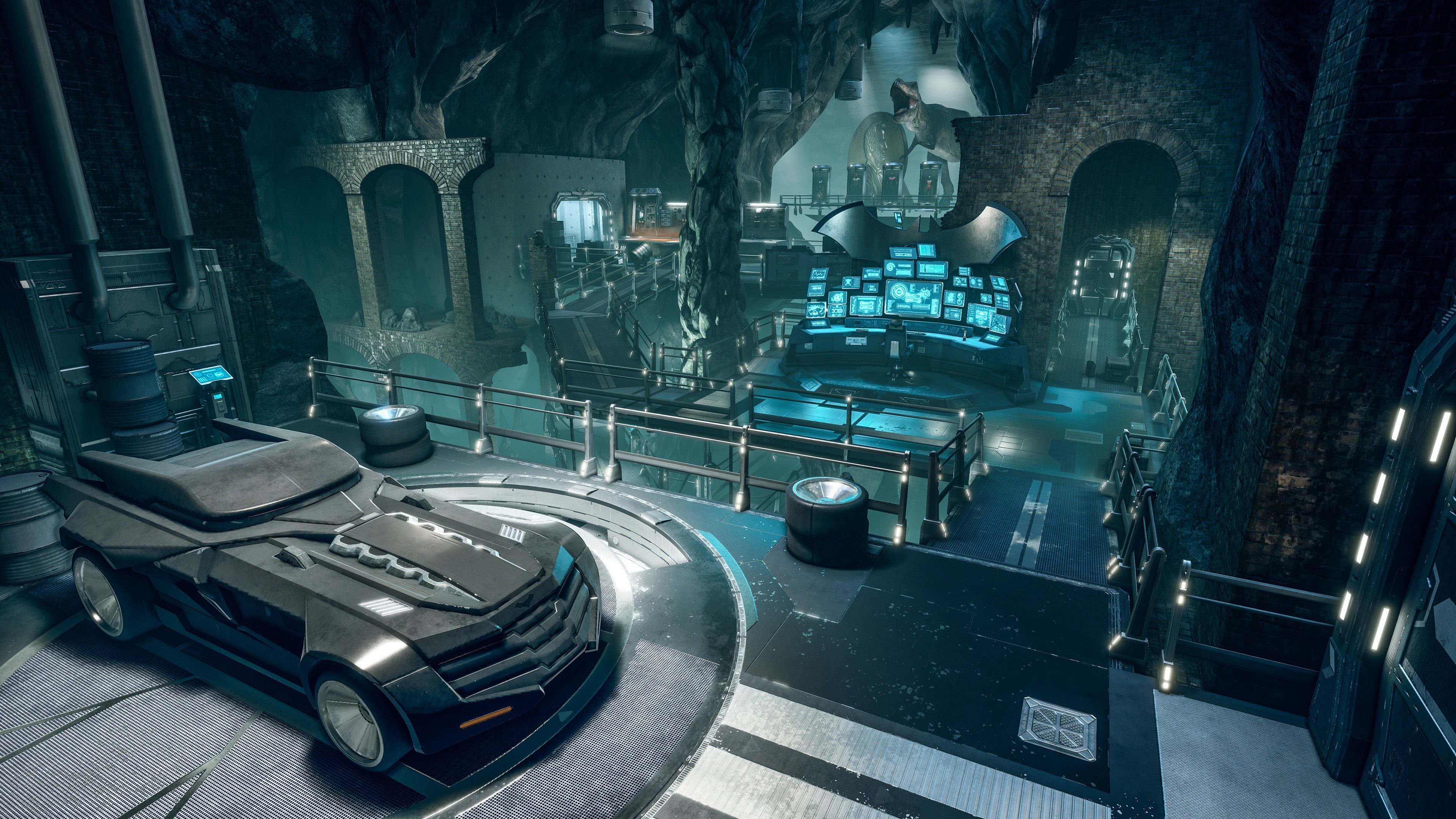 Hot Wheels Unleashed's Batman expansion adds a Batcave