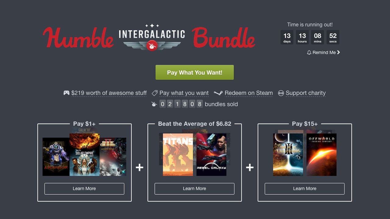 Galactic Civilizations is free for everyone with this sci fi strategy Humble Bundle
