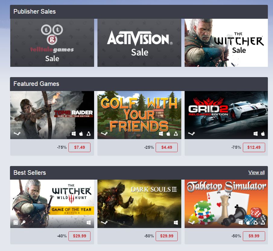 Humble Bundle Winter Sale Encore discounts Dark Souls 3, The Witcher 3, Infinite Warfare, more