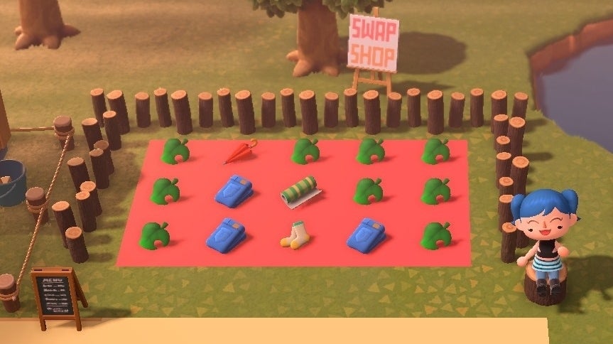 I set up an Animal Crossing swap shop and now we're helping defeat Tom Nook