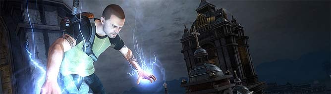 inFamous 2 morality shown in London - movie, screens