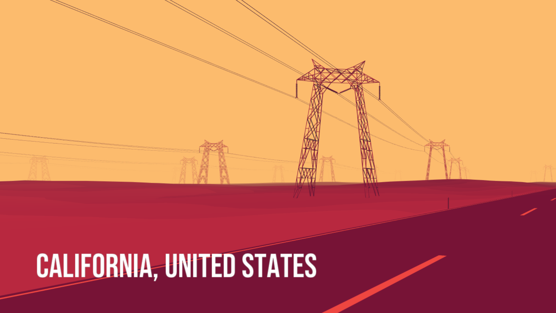 This new 3D screensaver collection includes a driving tour of global pylons