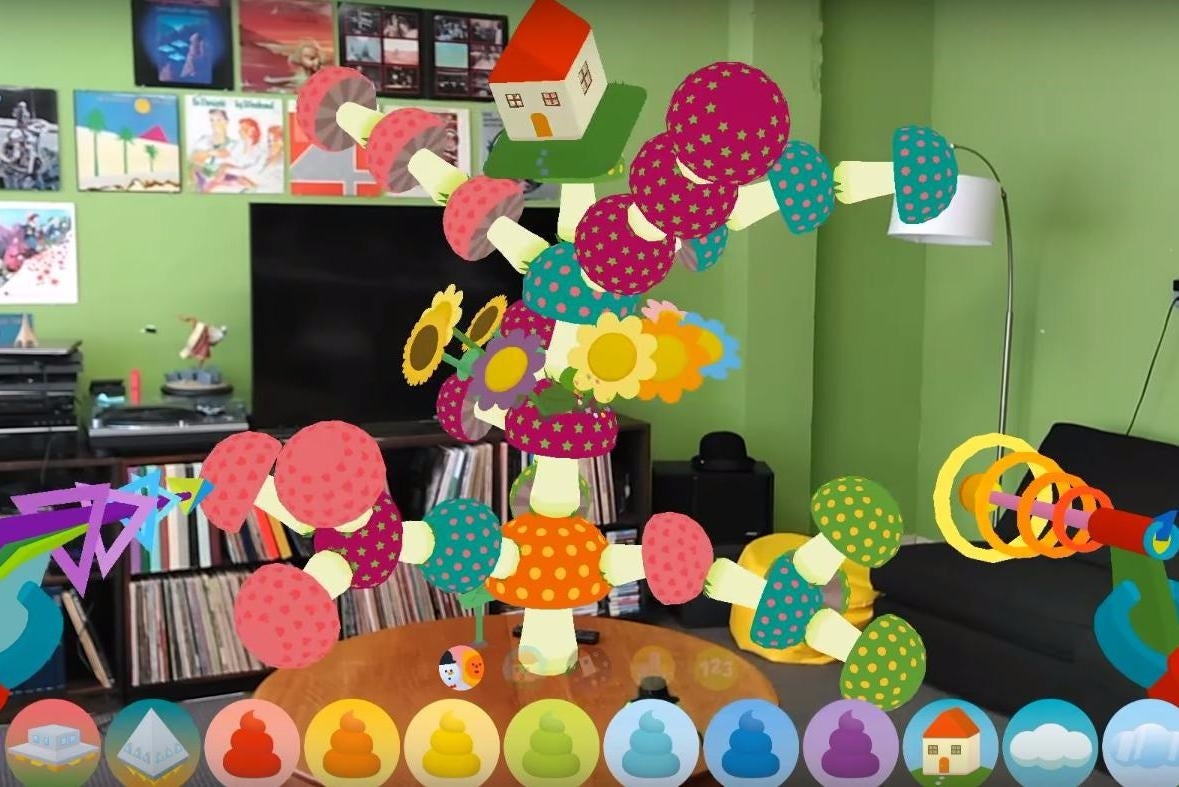 Katamari creator just released a new free augmented-reality game