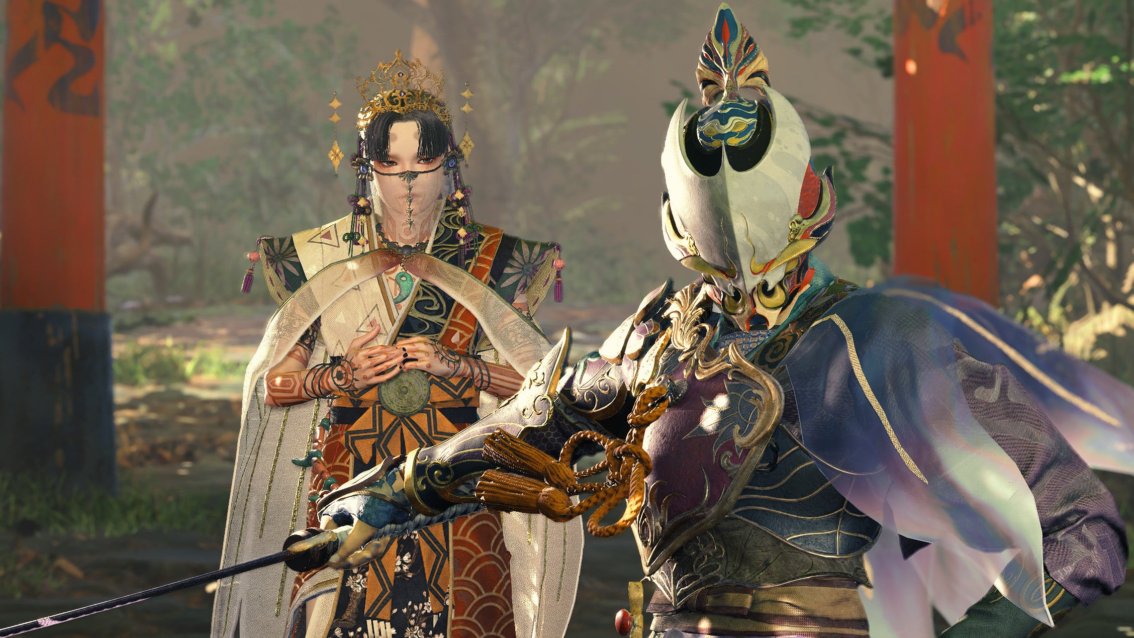 Kunitsu-Gami: Path Of The Goddess looks like a beautiful blend of Yokai, Pikmin, and tower defense