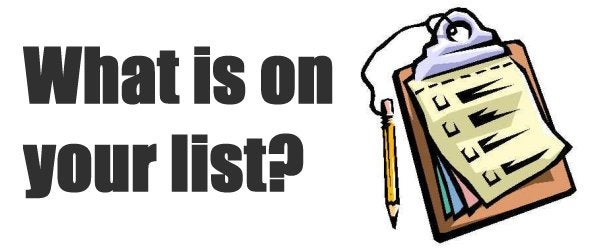 The List: Your Suggestions