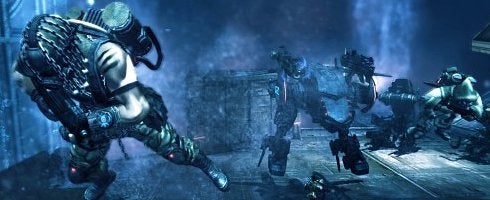 Check out the Helghast in Lost Planet 2
