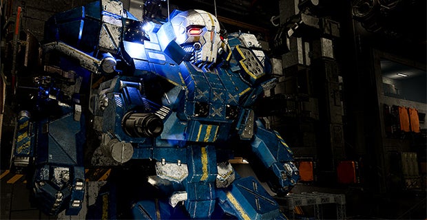 MechWarrior 5's destructible scenery