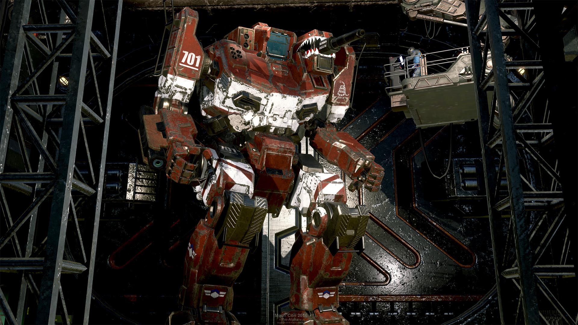 Mechwarrior 5: Mercenaries is a single-player Mechwarrior game, see the first gameplay footage