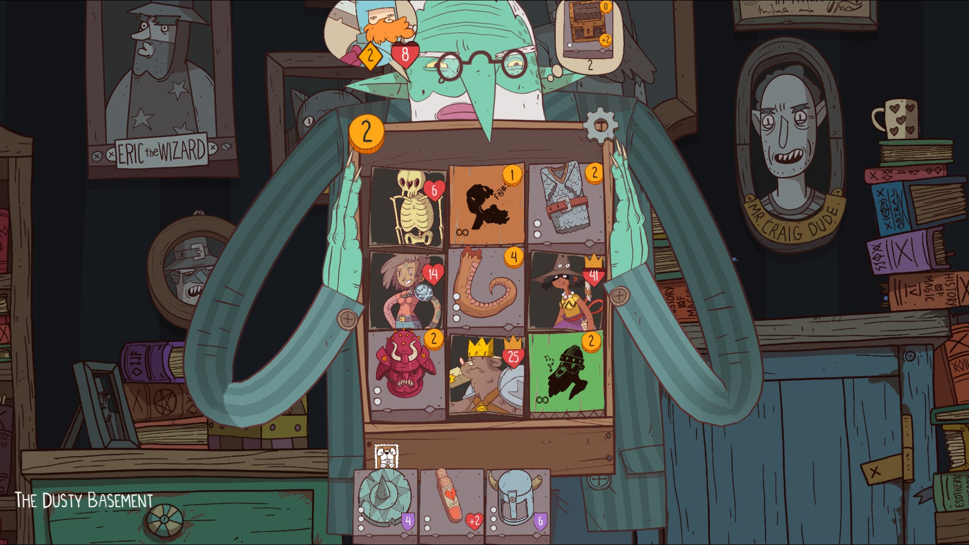 Meteorfall: Krumit's Tale puts is tile-based roguelike deckbuilding