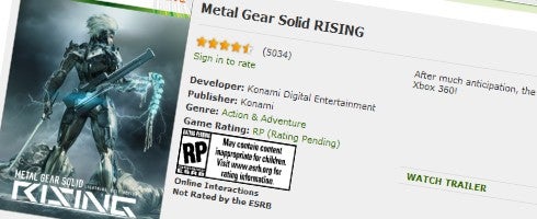 Rumour - MGS: Rising to get E3 re-reveal with new trailer, new art emerges