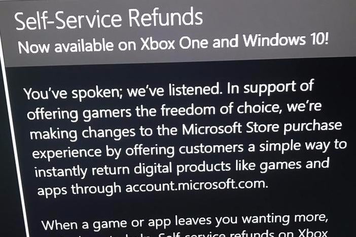 Microsoft is adding self-service refunds for digital Xbox/Win10 games