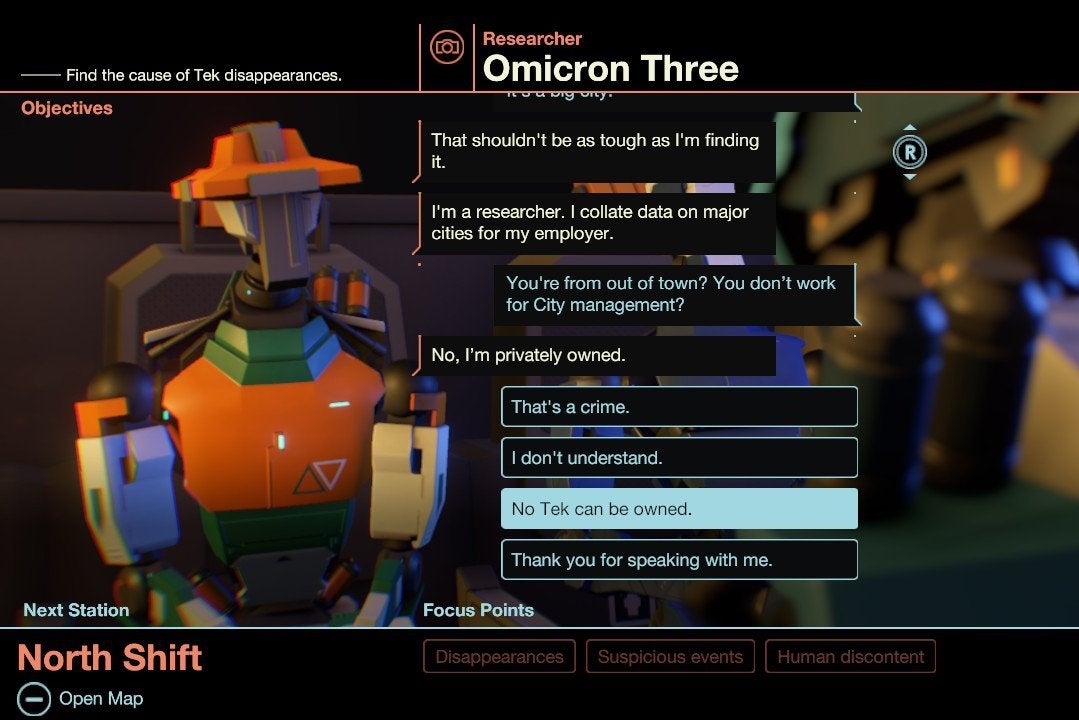 Mike Bithell's Subsurface Circular coming to Nintendo Switch