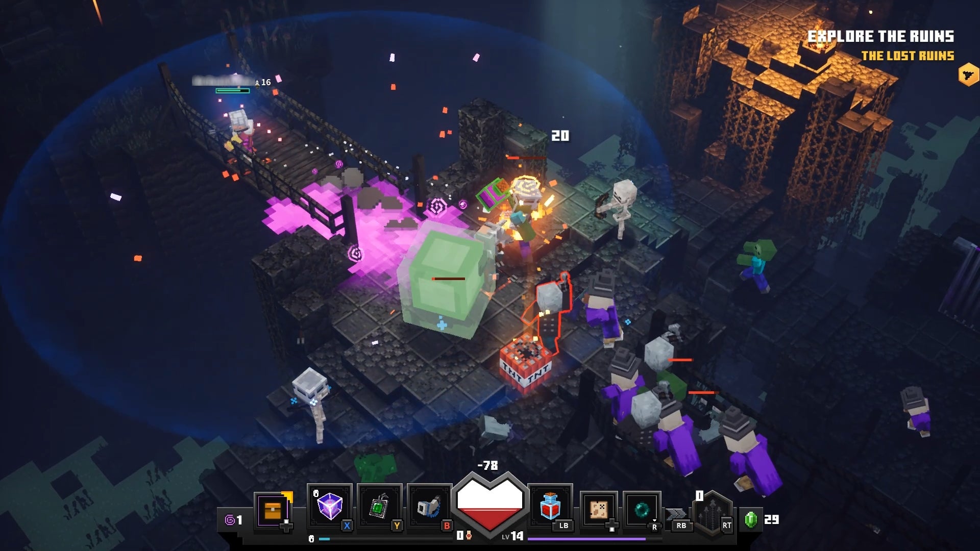 Minecraft Dungeons is out now