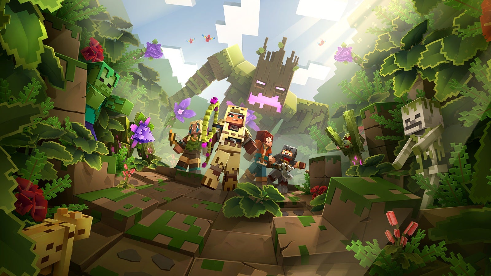 Minecraft Dungeons' Jungle Awakens DLC ventures forth next week