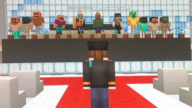 Kids in Japan are having graduation ceremonies in Minecraft