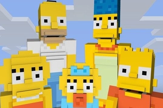 Minecraft to receive The Simpsons skins on Xbox