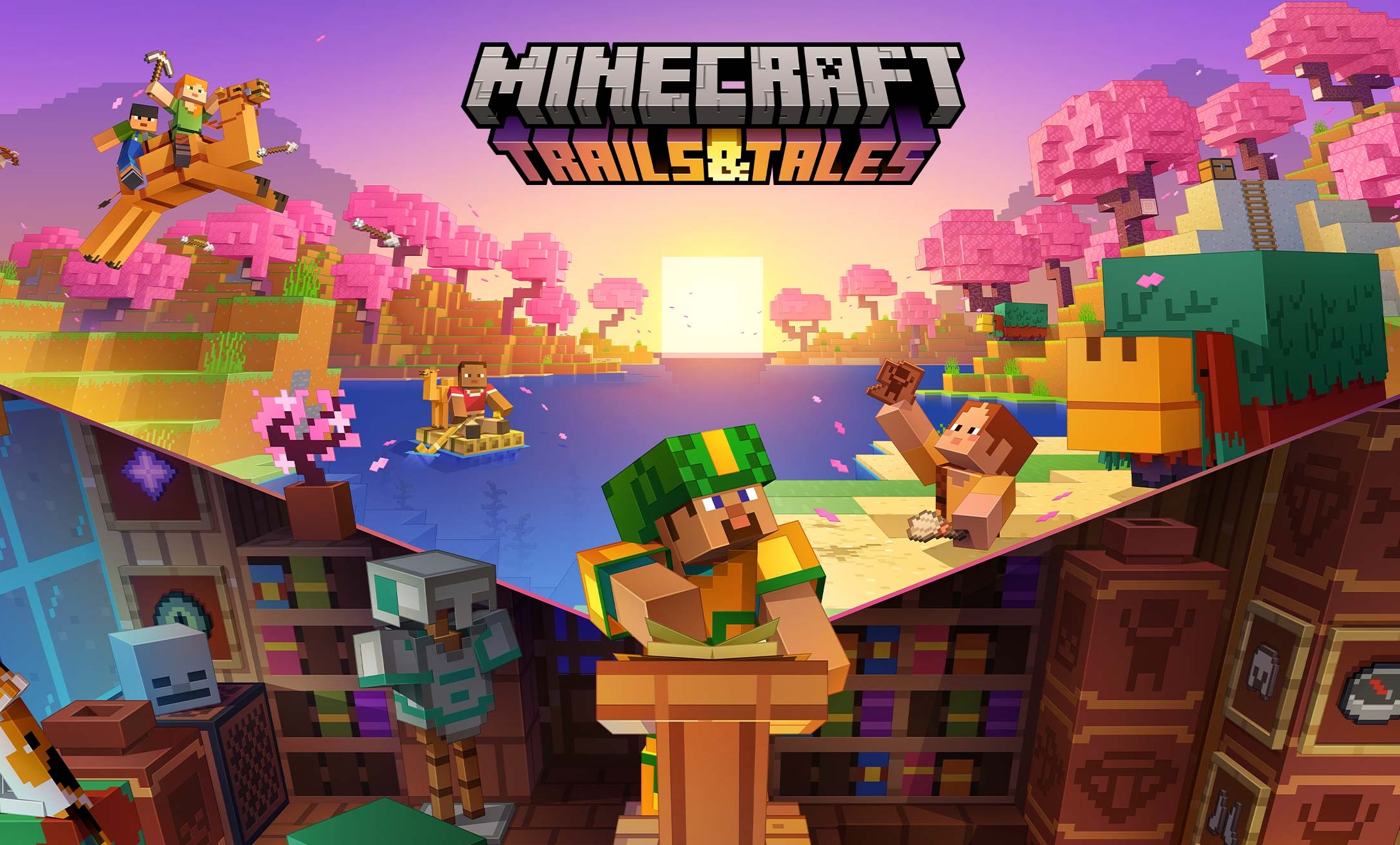 New adventures await in Minecraft with today's launch of the Trails & Tales update