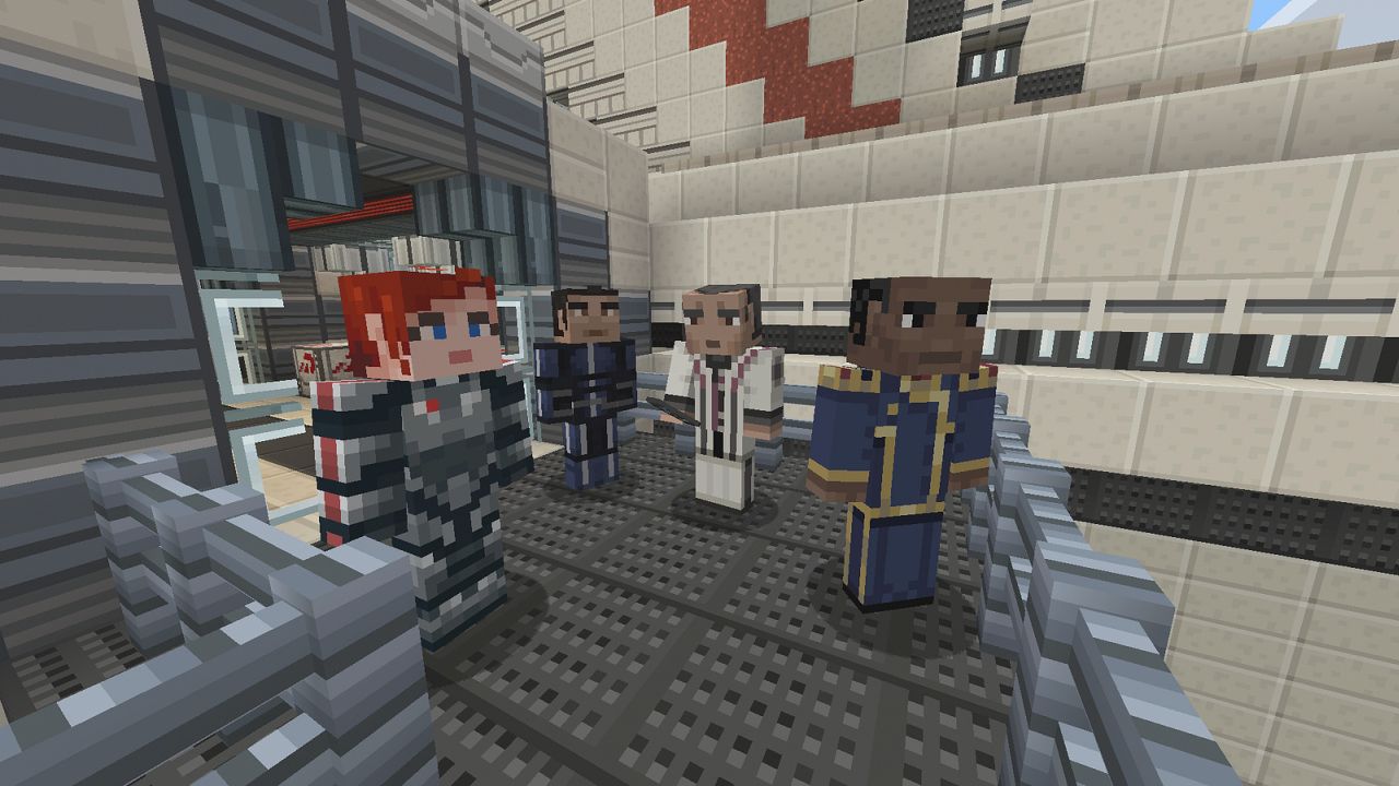 Minecraft Mass Effect Mash-Up and Pattern Texture Pack out from today
