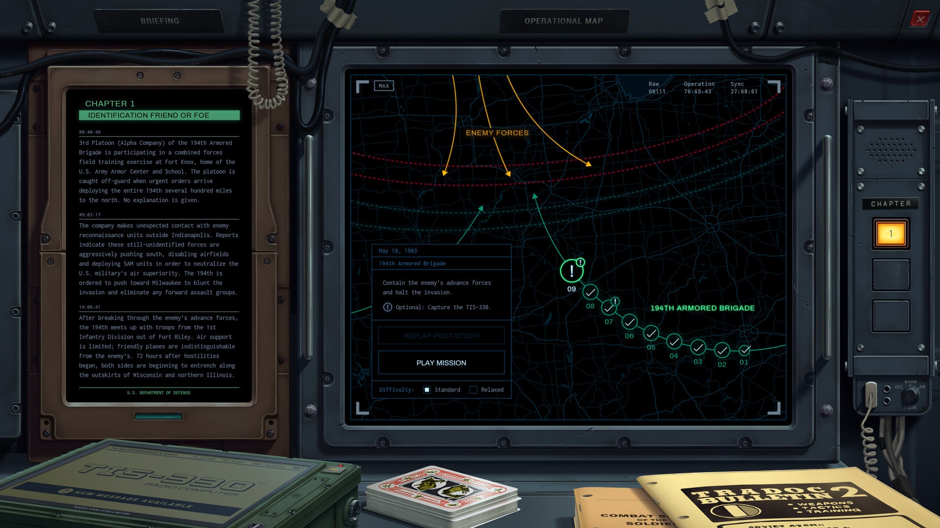 Zachtronics wargame Möbius Front ’83 strikes out today