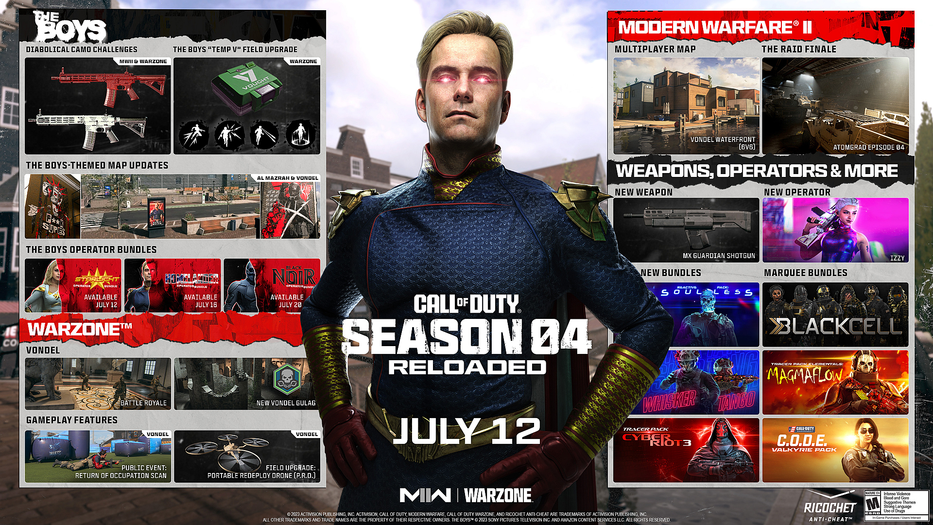 Get Suped-up: Call of Duty: Modern Warfare 2 Season 4 adds Homelander, Starlight, and Black Noir to the game