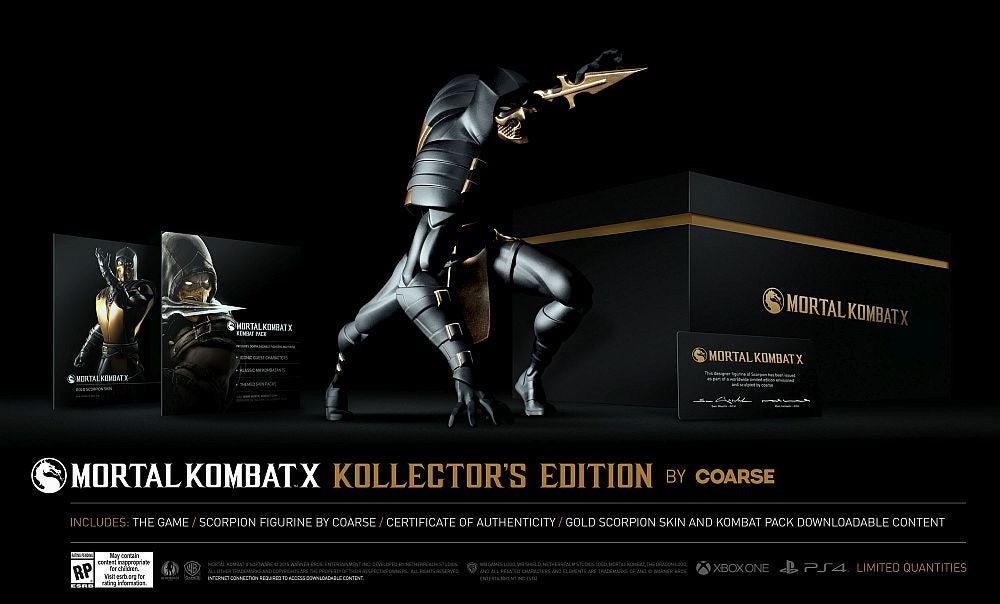 Here's what's included in the Mortal Kombat X collector's editions
