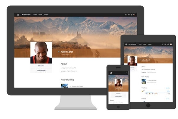 My PlayStation is a new browser version of your PSN profile