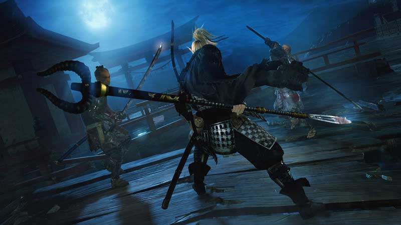These Nioh screens show a dark and dangerous environment
