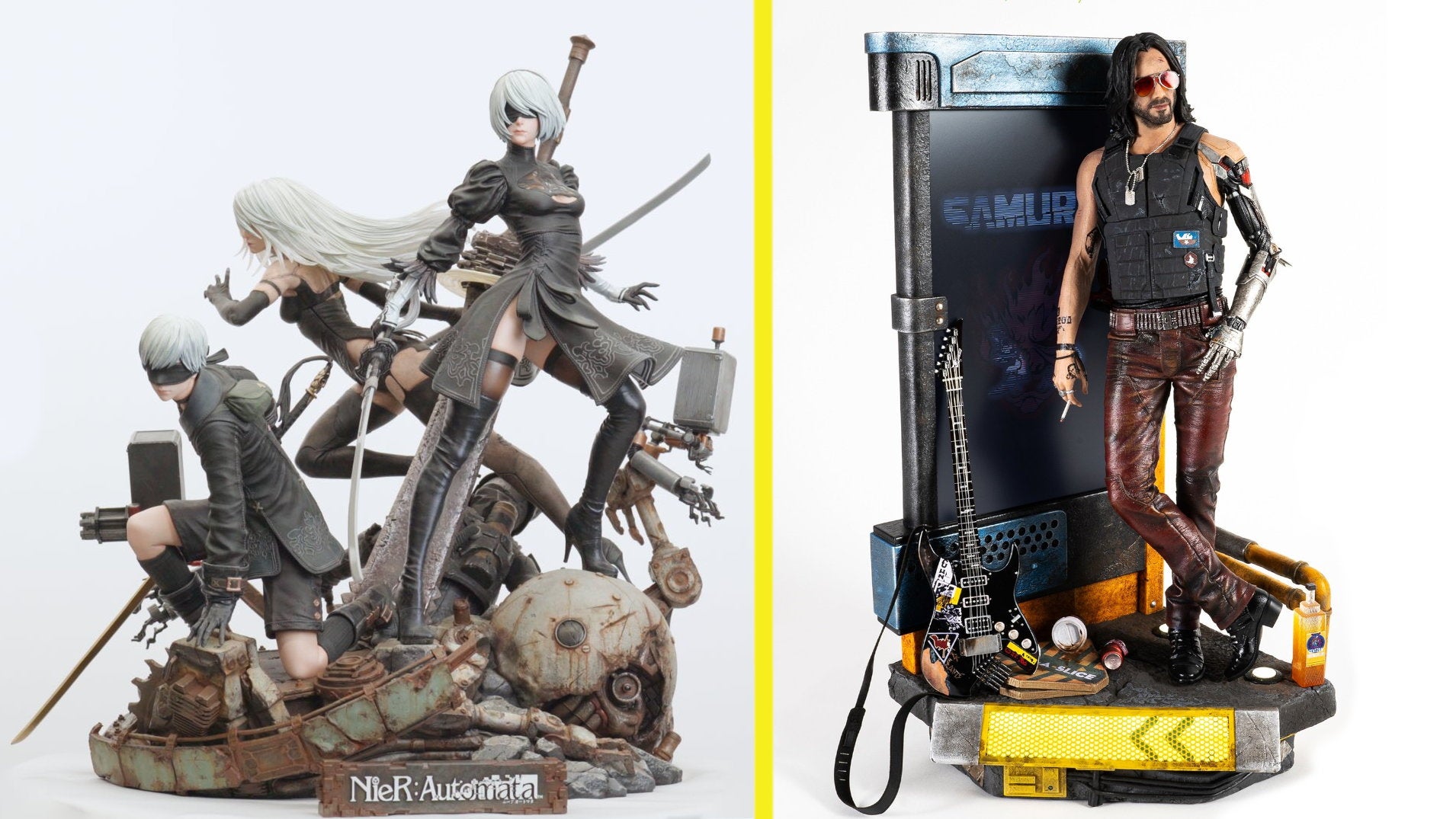 Cyberpunk 2077 and Nier: Automata's new statues are giant