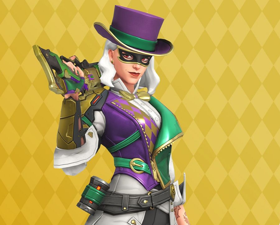 Overwatch players can participate in Ashe’s Mardi Gras Challenge to earn Ashe's new skin