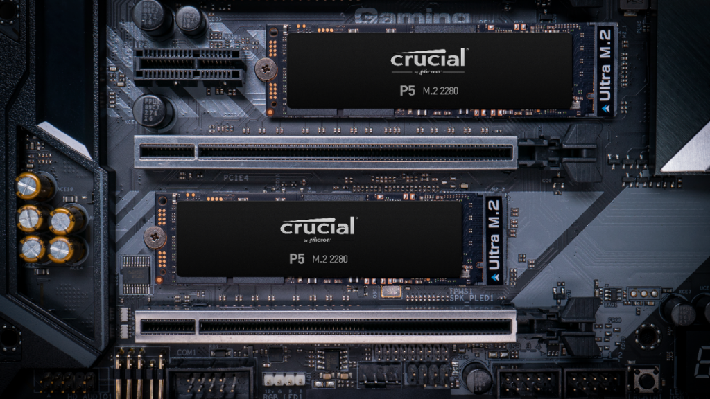 Get the 1TB Crucial P5 NVMe SSD with a free heatsink for £80