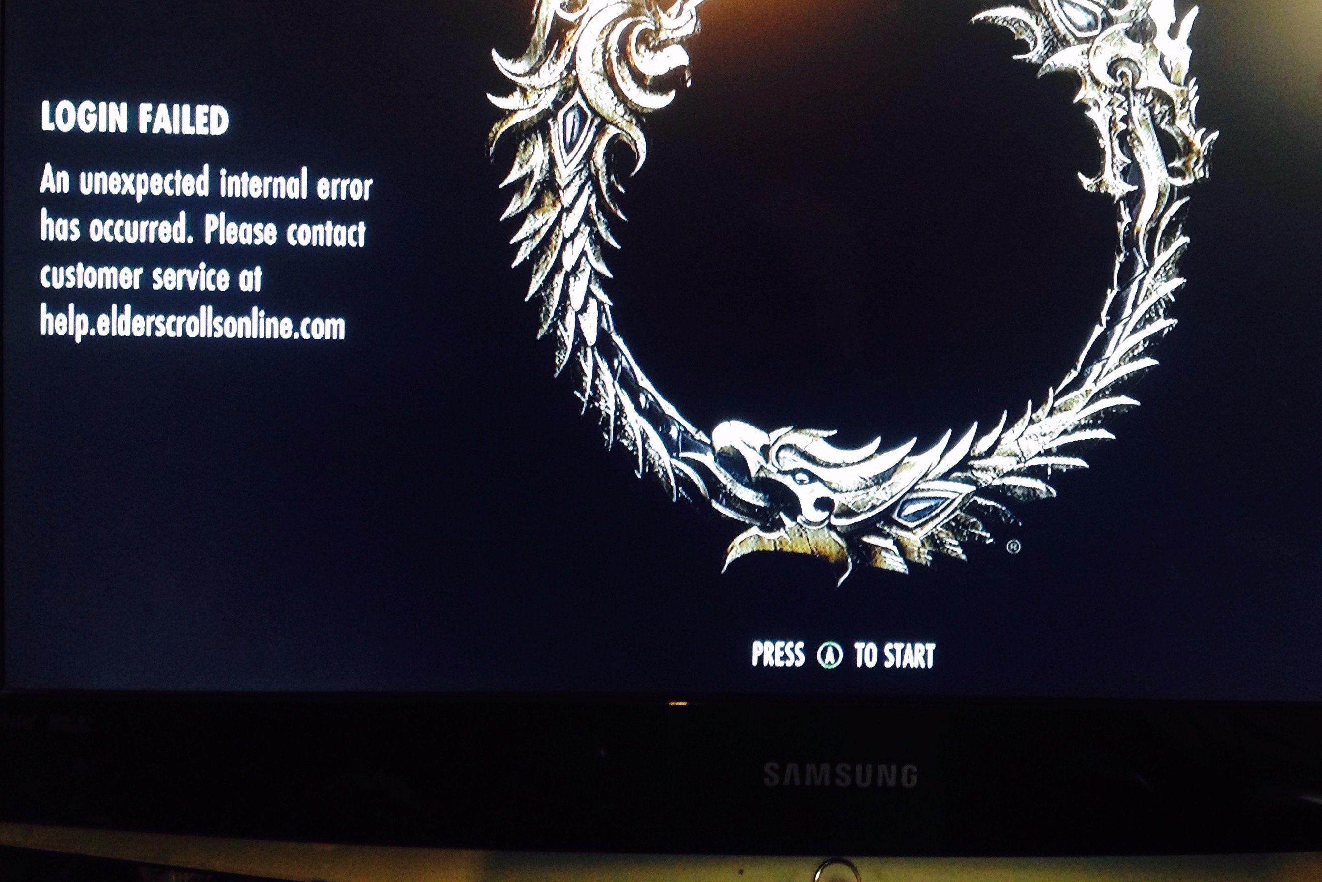 People are struggling to log in to The Elder Scrolls Online on console