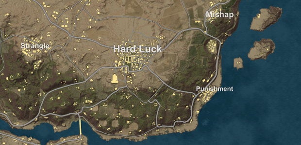 Playerunknown's Battlegrounds datamined map shows more of the desert