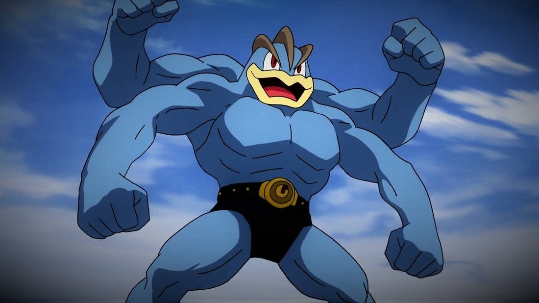 Pokémon Unite fans are enjoying this naked Machamp glitch