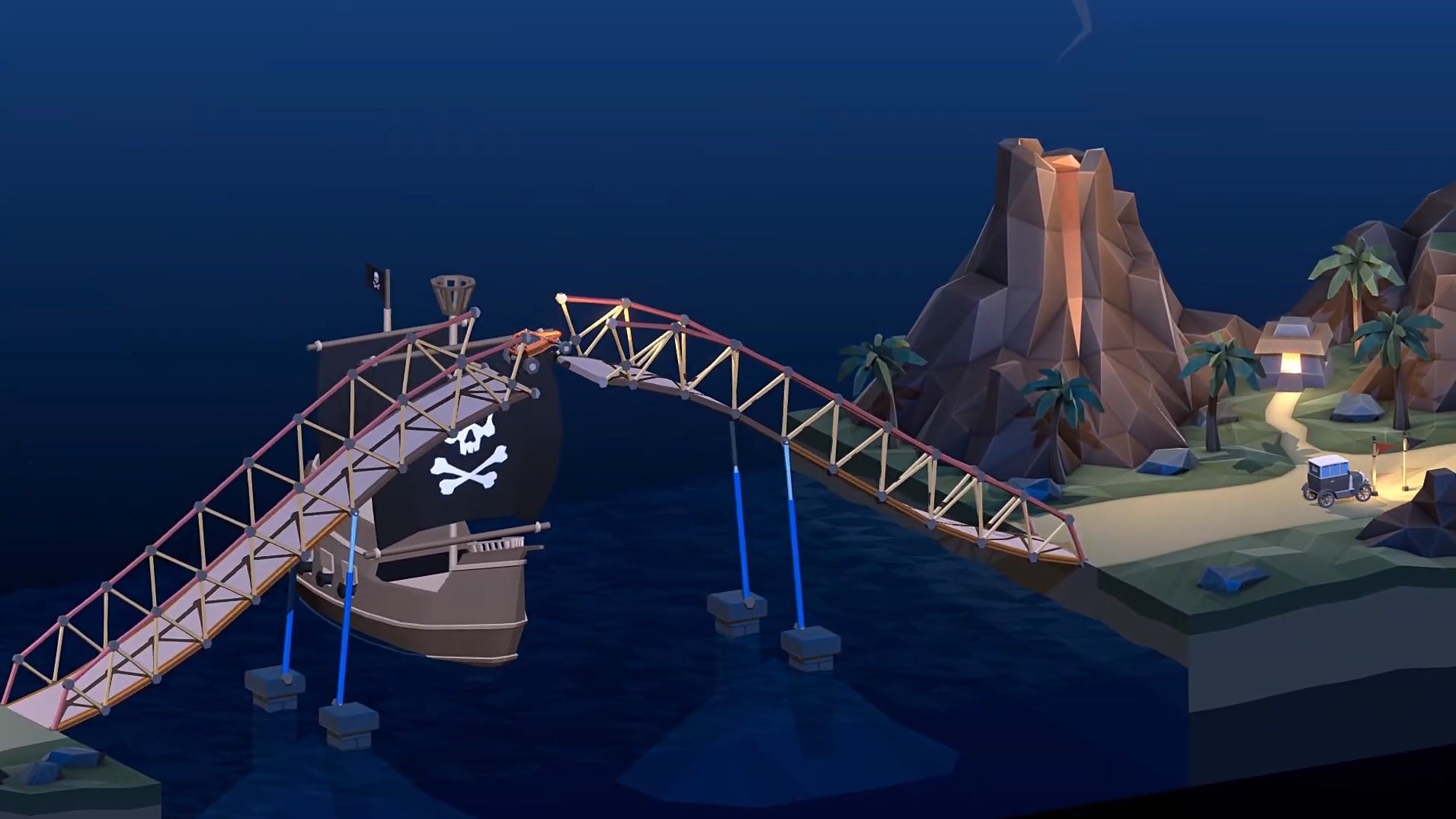 Wacky physics puzzle Poly Bridge 2 is out now