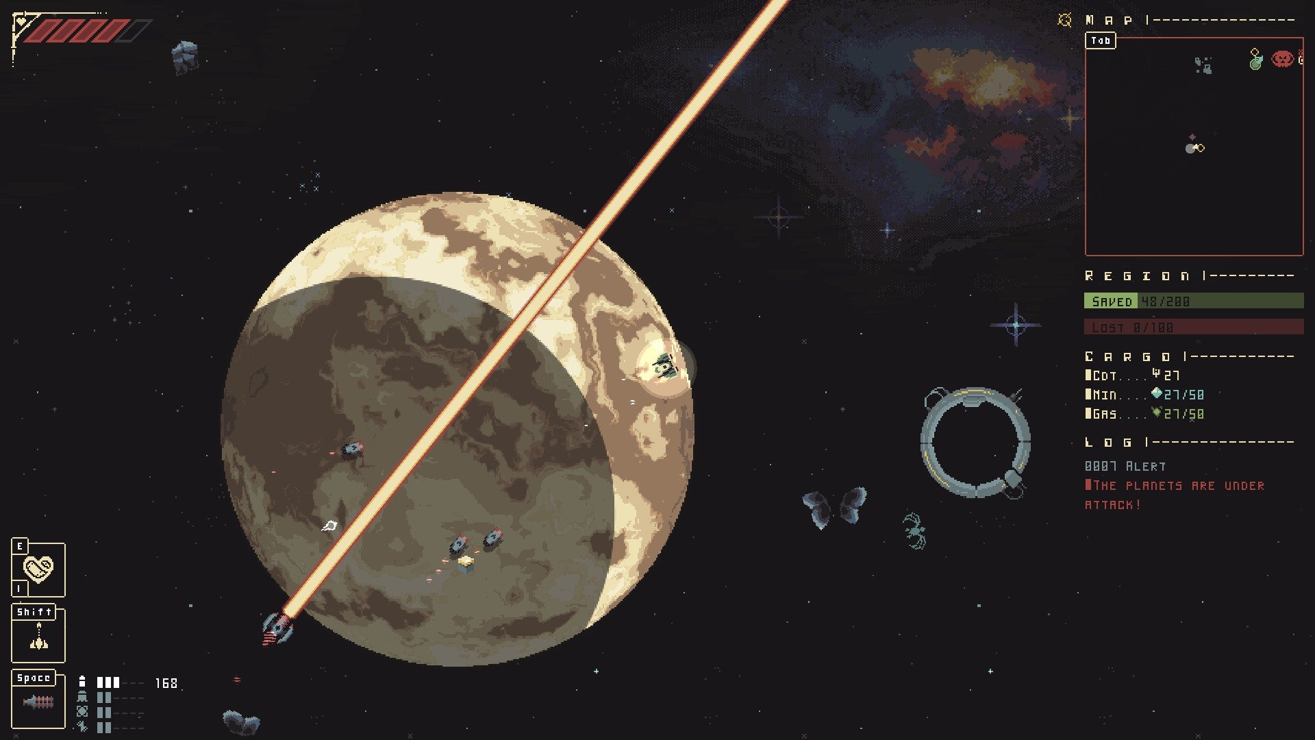 A sinister galactic death march powers Power of Ten's roguelike shooting