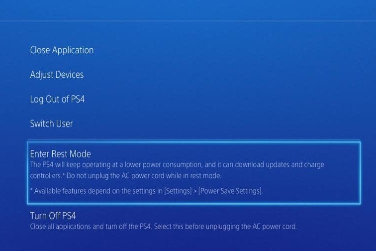 PS4 software update v2.01 to tackle Rest Mode problem