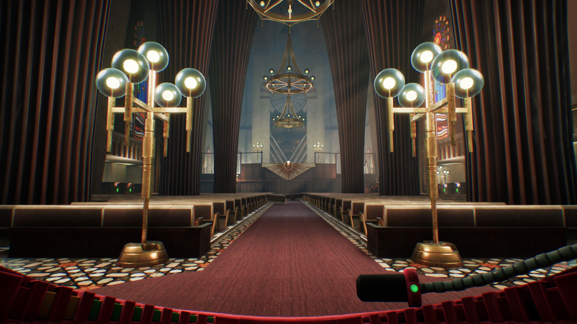 I love Return To Grace's gorgeous retrofuturist-ish design
