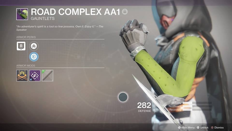 Destiny 2 - here's what the Hunter gauntlets look like after Bungie removed the "hate symbol"